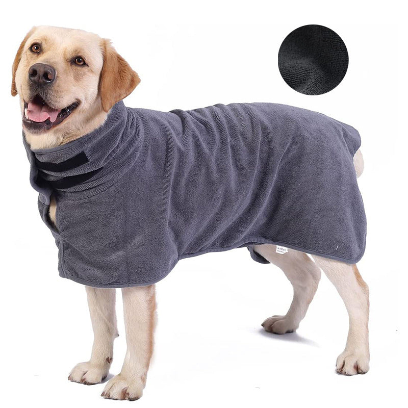 Pet Bathrobe – Fast Drying & Absorbent Microfiber Towel