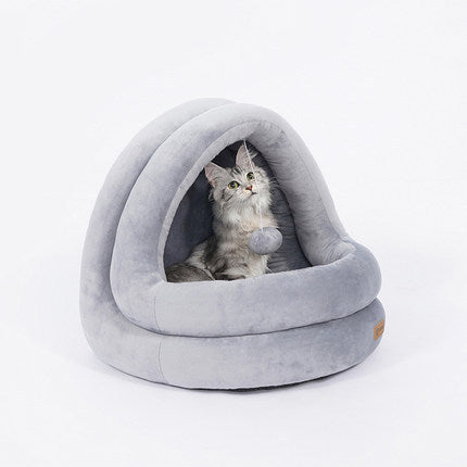 High-Quality Cat House Beds – Soft Crystal Velvet Sofa Mats for Cats and Small Dog - Purr & Bark Co