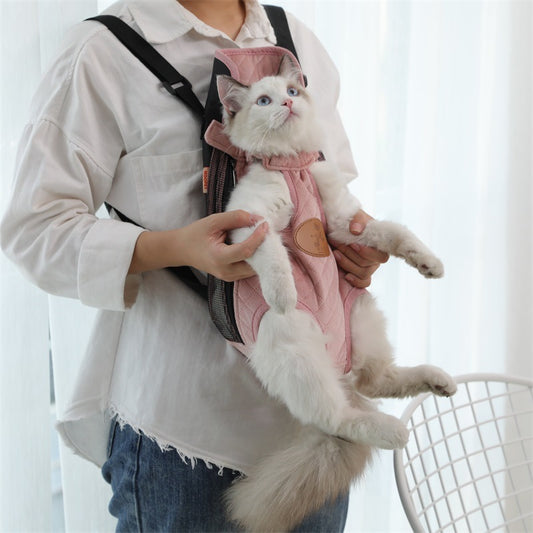 Portable Cat Backpack for Spring Outings