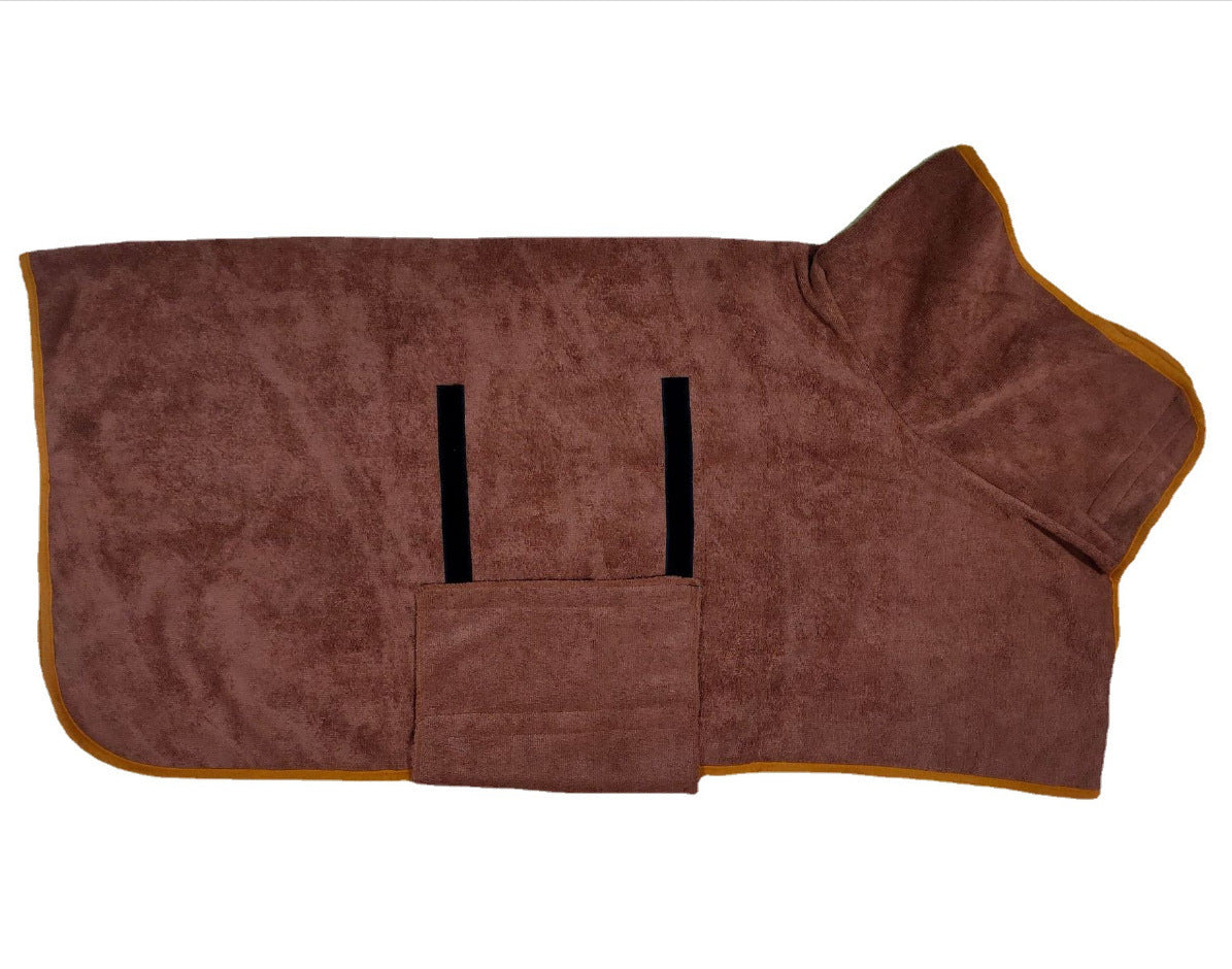 Pet Bathrobe – Fast Drying & Absorbent Microfiber Towel