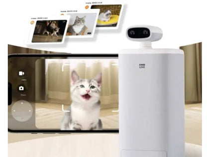 Automatic Cat Feeder with 360° Camera – Smart Feeding & Monitoring