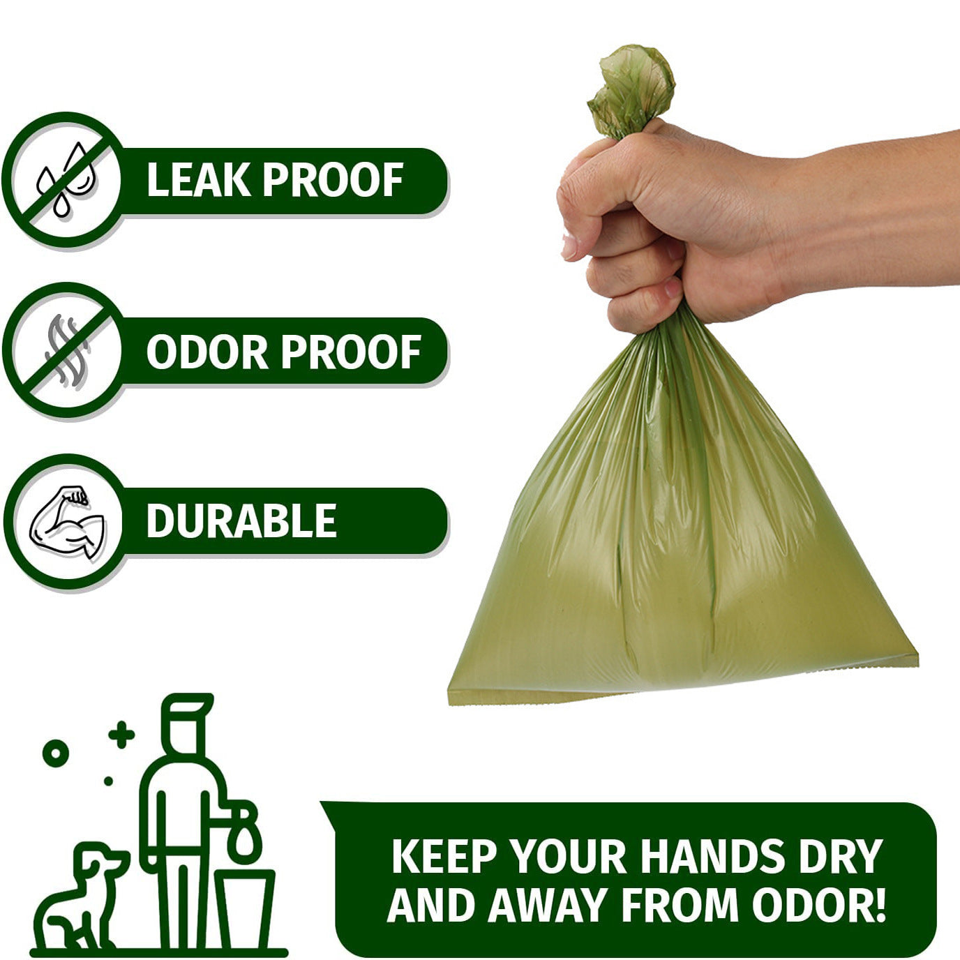 Extra Thick & Leak-Proof Dog Waste Bags