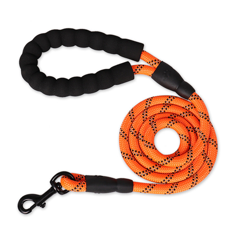 Reflective Nylon Dog Leash for Small to Large Dogs – Anti-Slip Handle, Training & Walking Rope - Purr & Bark Co