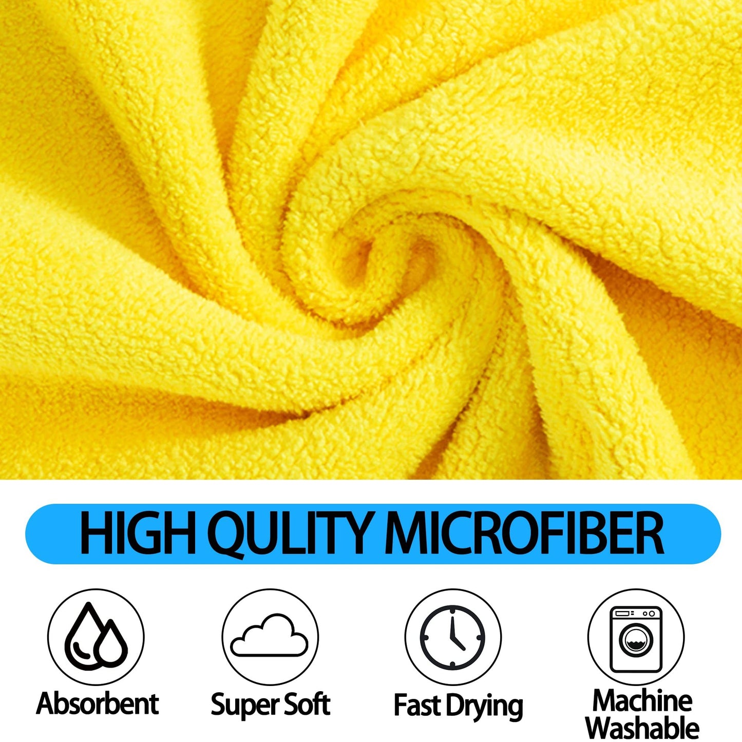 Super Absorbent Microfiber Dog & Cat Drying Towel – Quick-Drying & Soft