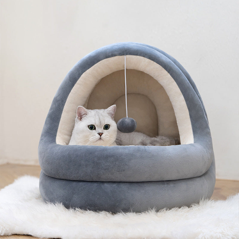 High-Quality Cat House Beds – Soft Crystal Velvet Sofa Mats for Cats and Small Dog - Purr & Bark Co