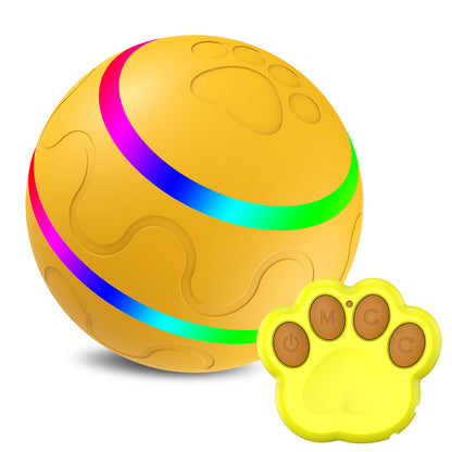 Interactive Self-Rotating Cat Toy – Rechargeable Automatic Ball with Remote Control - Purr & Bark Co