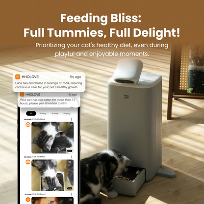 Automatic Cat Feeder with 360° Camera – Smart Feeding & Monitoring