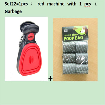 Foldable Dog Pooper Scooper with Decomposable Bags – Easy One-Handed Waste Pickup for Pet Cleanup - Purr & Bark Co