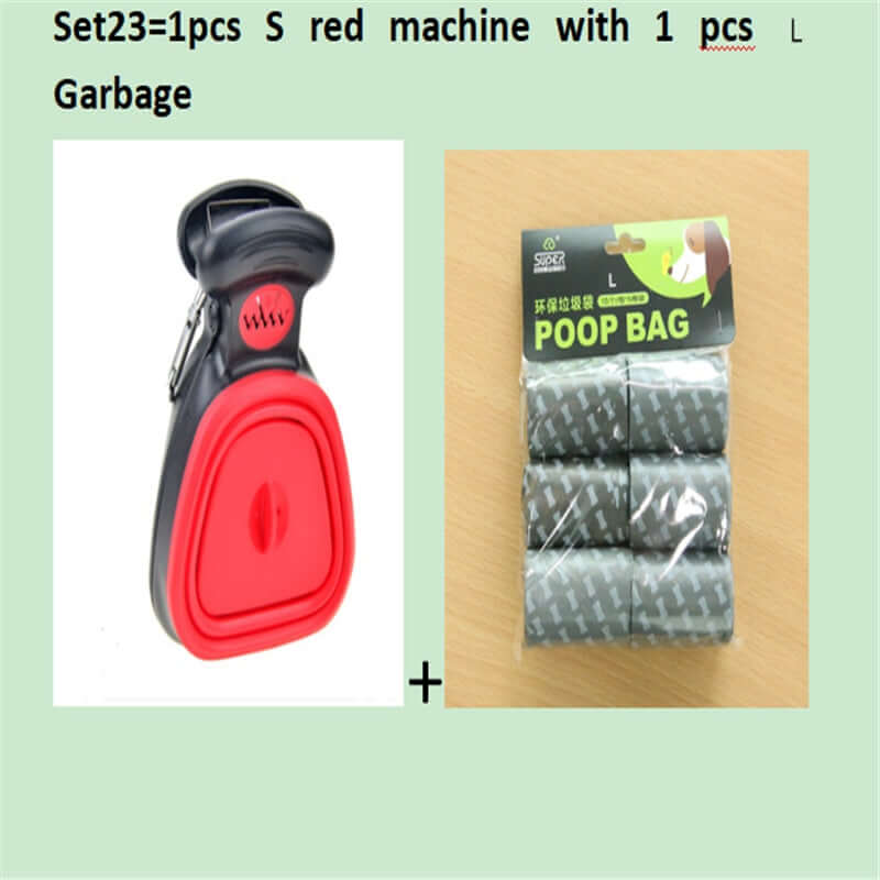 Foldable Dog Pooper Scooper with Decomposable Bags – Easy One-Handed Waste Pickup for Pet Cleanup - Purr & Bark Co