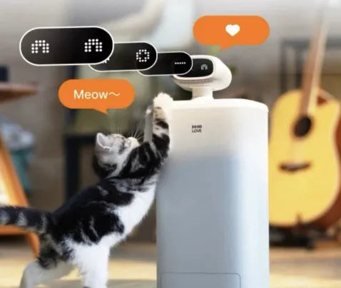 Automatic Cat Feeder with 360° Camera – Smart Feeding & Monitoring