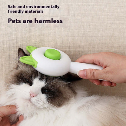 Self-Cleaning Pet Hair Remover Brush for Cats and Dogs - Purr & Bark Co