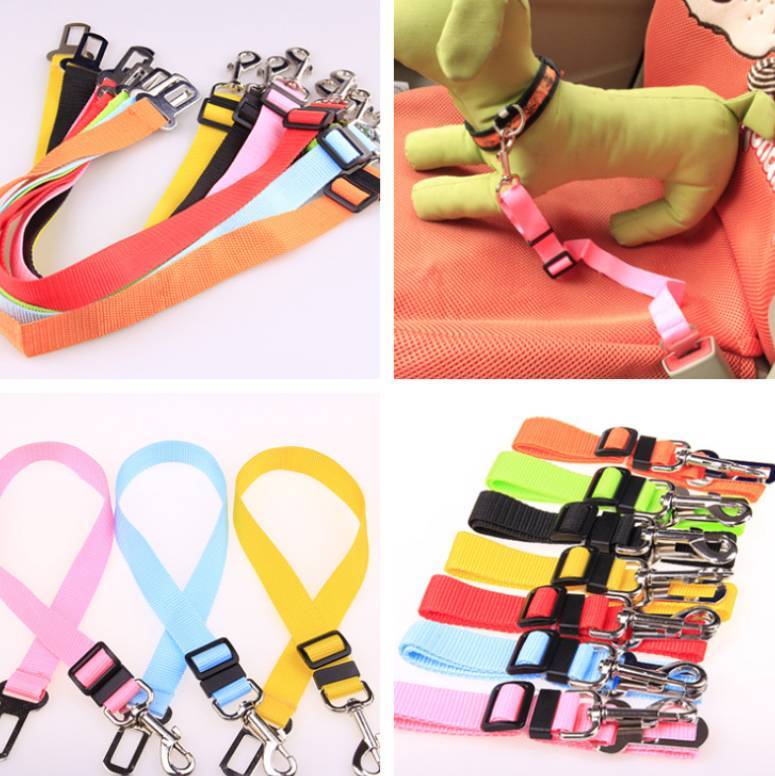 Adjustable Pet Car Seat Belt – Safe & Durable Travel Harness