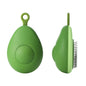 Avocado-Shaped Pet Grooming Brush – Hair Remover & Massage Tool for Cats and Dogs |