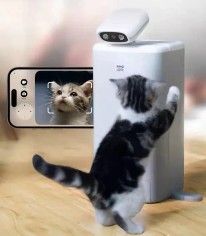 Automatic Cat Feeder with 360° Camera – Smart Feeding & Monitoring