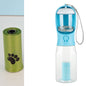 3-in-1 Portable Dog & Cat Water Bottle with Food Feeder & Poop Dispenser |