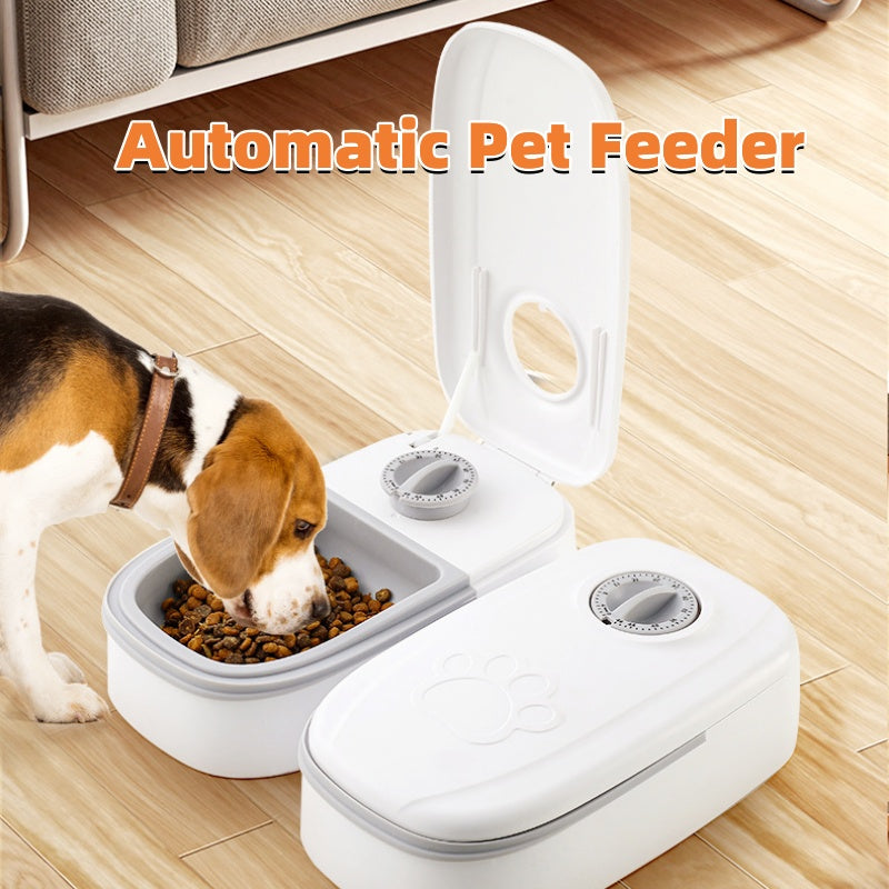 Automatic Pet Feeder & Water Dispenser – 2-in-1 Gravity Food Feeder for Cats and Dogs |