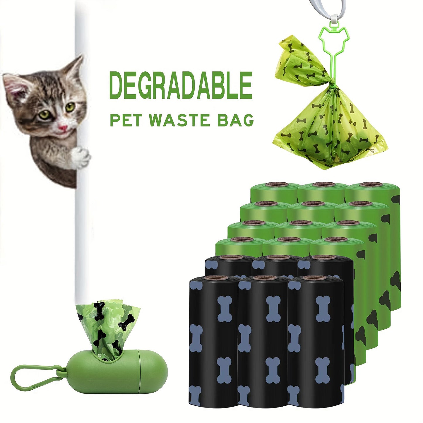 Disposable Leak-Proof Waste Bag Refills