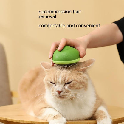 Avocado-Shaped Pet Grooming Brush – Hair Remover & Massage Tool for Cats and Dogs |